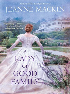 cover image of A Lady of Good Family